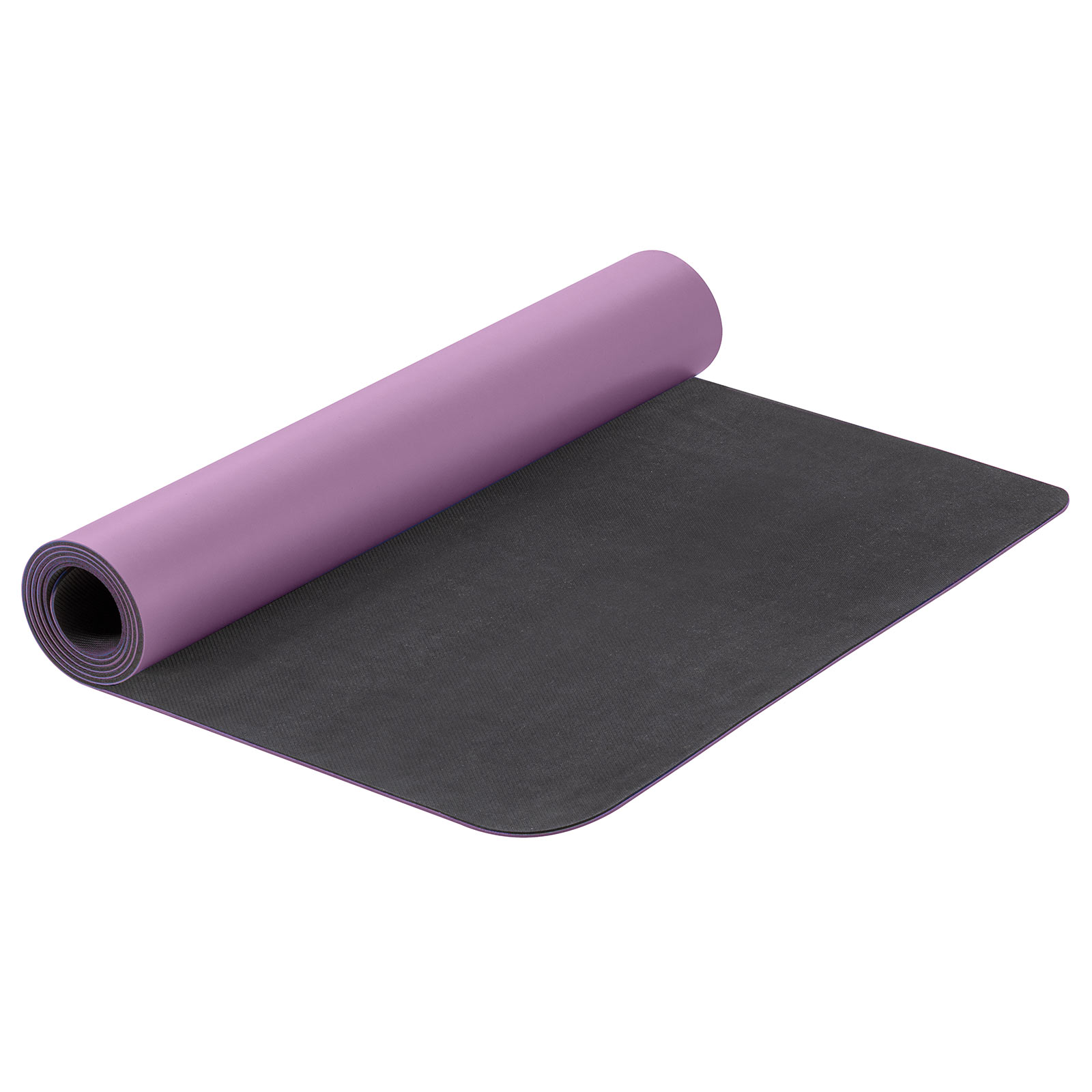 Airex Yoga Grip Mat Lila Produktbild gerollte Ansicht