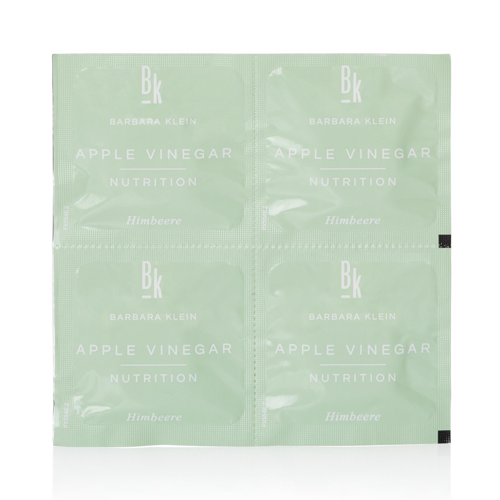 Barbara Klein Apple Vinegar Erfrischungsgetränk Himbeere Produktbild Tabletten Frontansicht