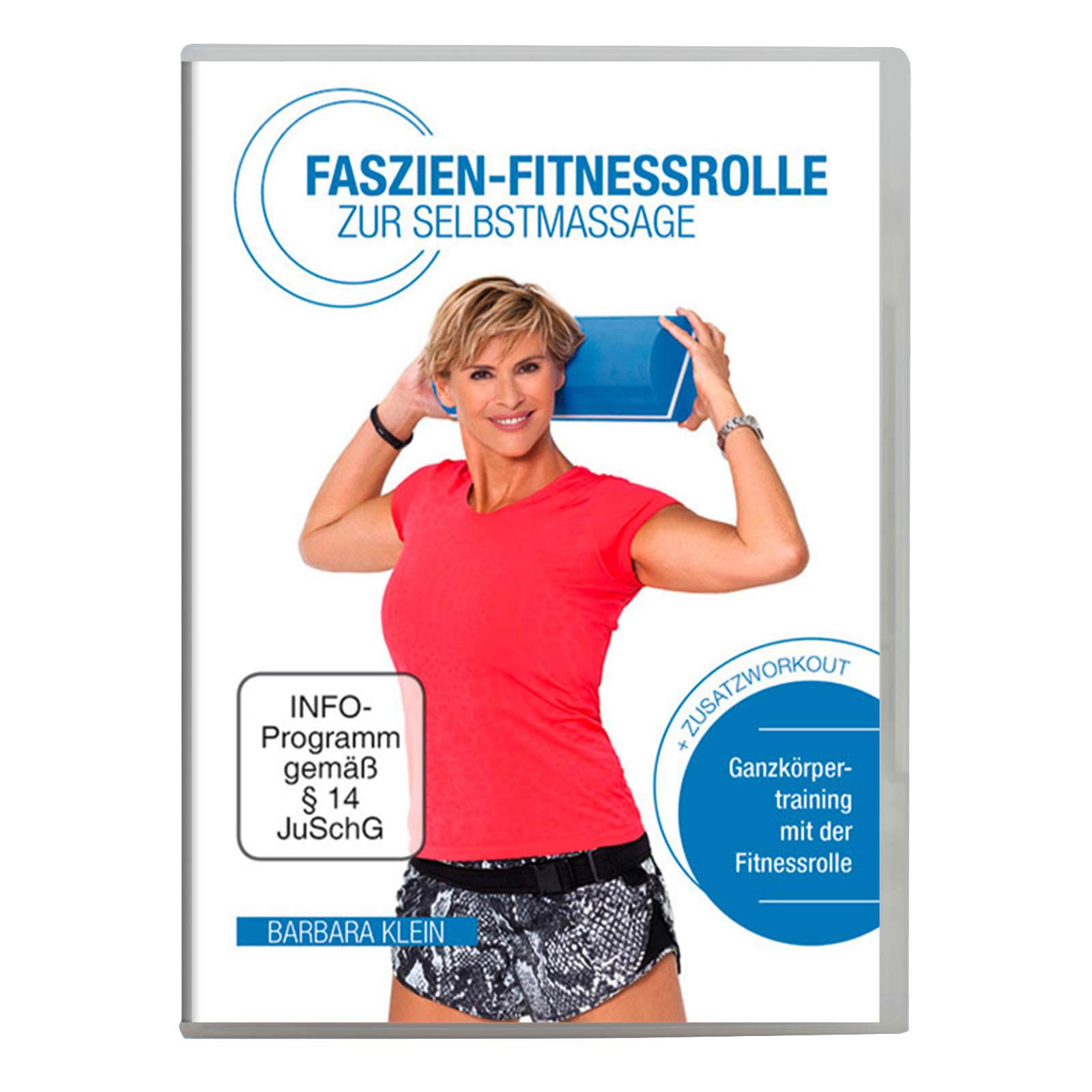 Flexi-Sports DVD Faszien-Fitnessrolle zur Selbstmassage