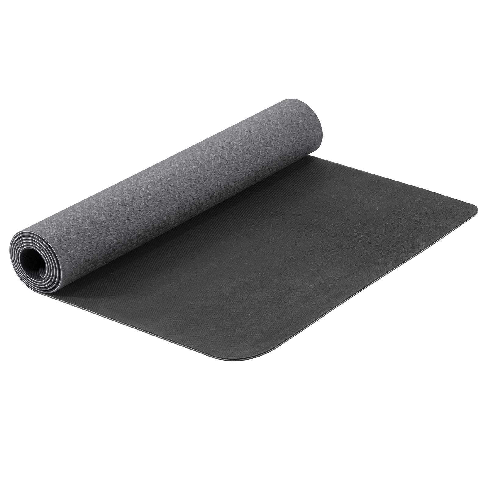 Airex Yoga Pro Mat Anthrazit Produktbild gerollte Ansicht