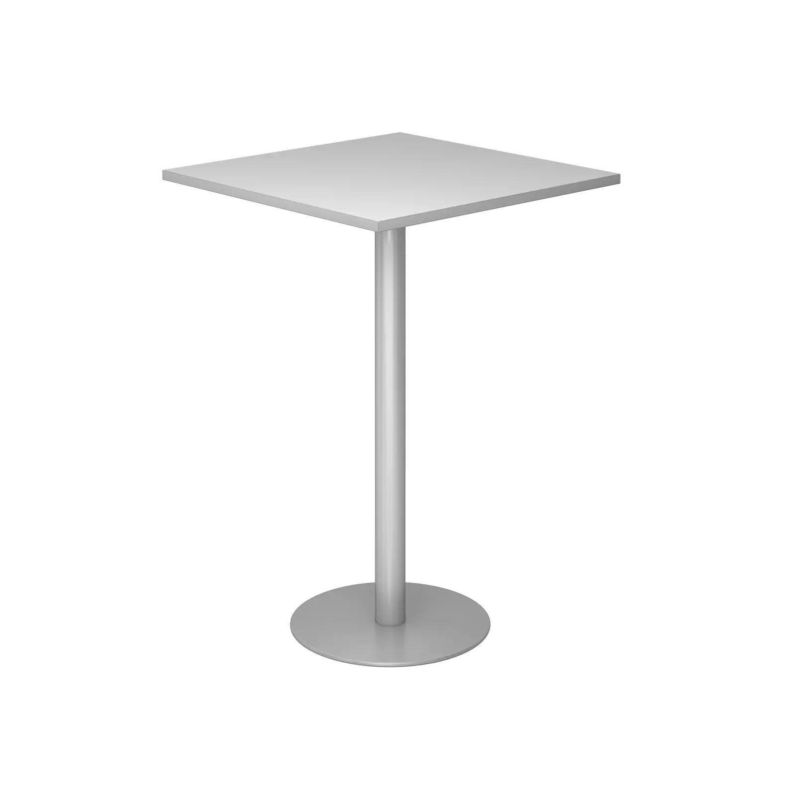 Hammerbacher Stehtisch STH88 Grau Silber Produktbild Frontansicht Hammerbacher Stehtisch STH88 Grau Silber Produktbild Frontansicht