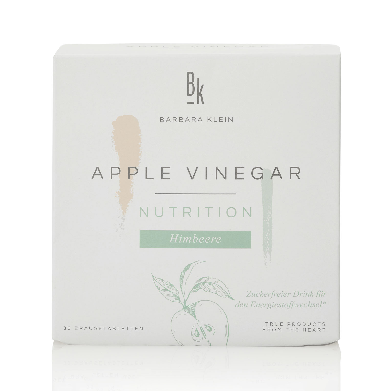 Barbara Klein Apple Vinegar Erfrischungsgetränk Himbeere Produktbild Frontansicht