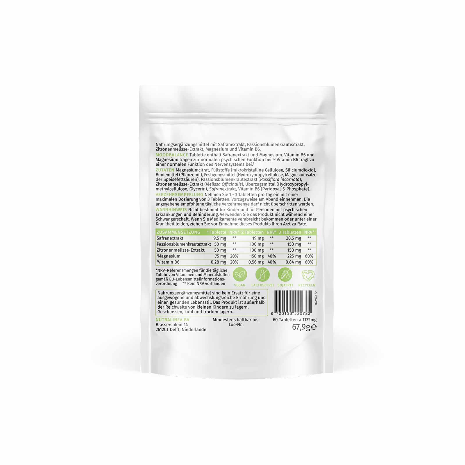 NutraLinea Moodbalance Rückseite NutraLinea Moodbalance Rückseite