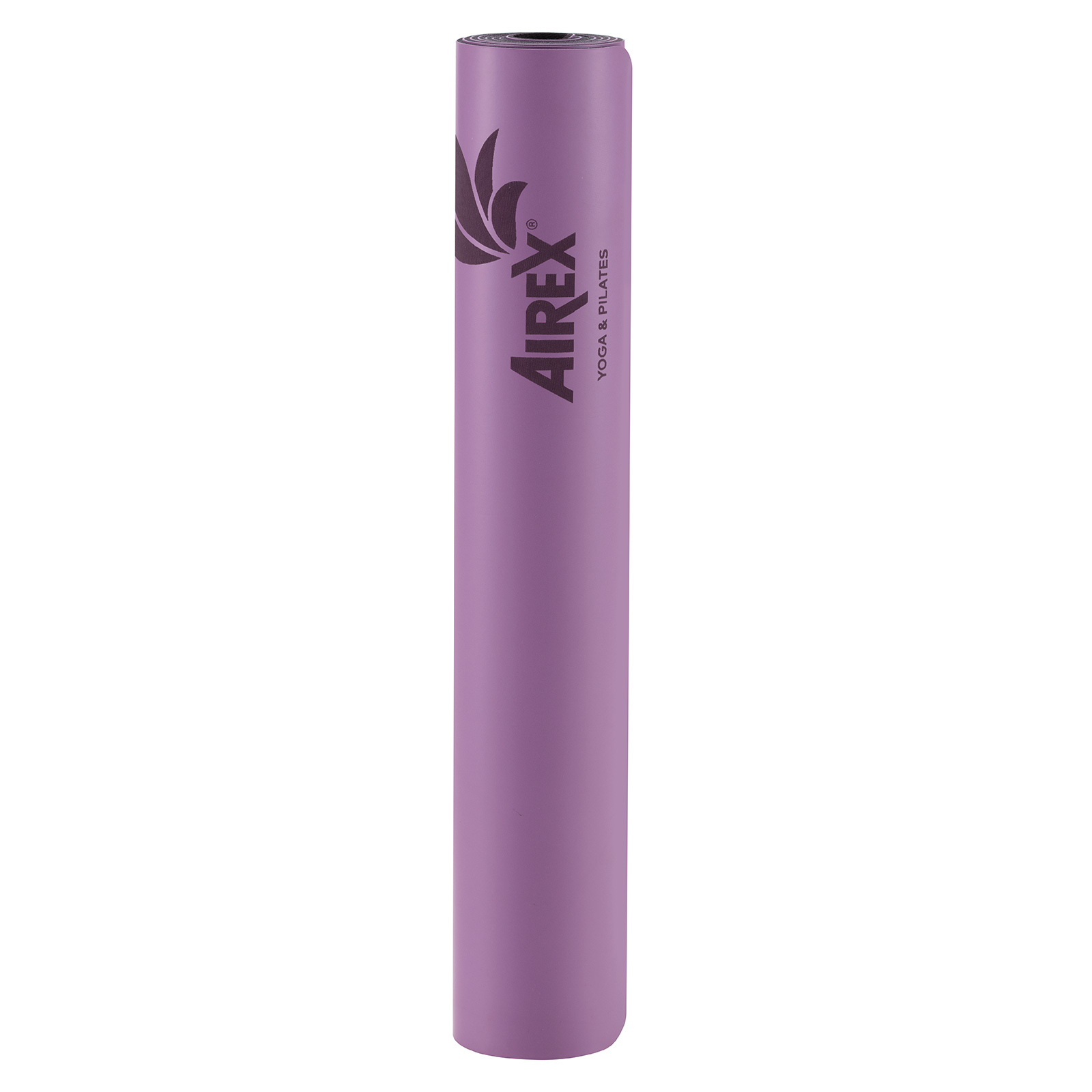 Airex Yoga Grip Mat Lila Produktbild gerollte Ansicht