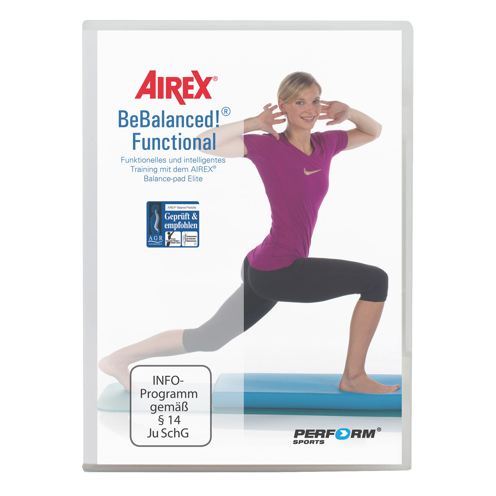 Airex DVD BeBalanced Functional Produktbild Frontansicht