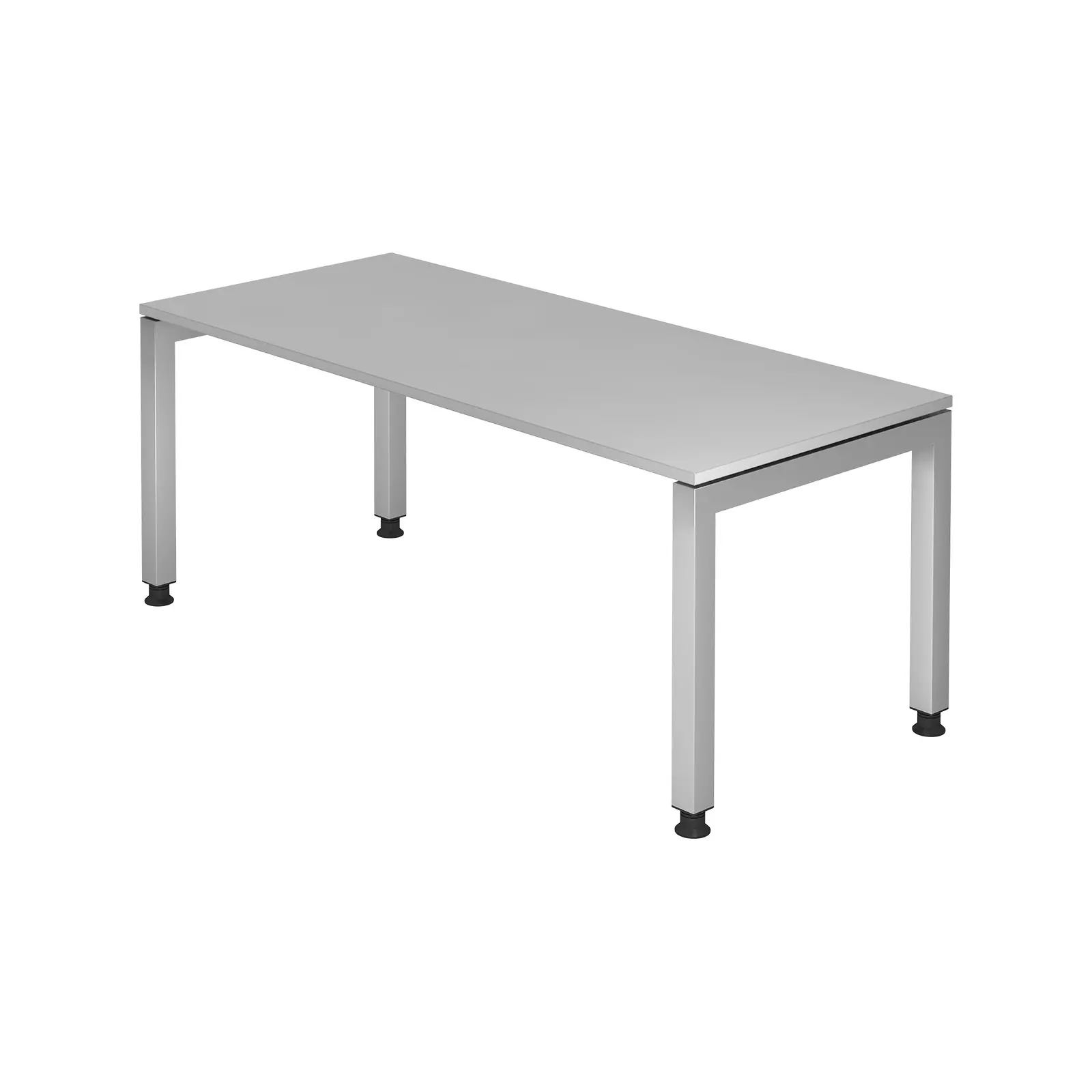 Hammerbacher Schreibtisch J-Serie 180x80 cm Grau Produktbild Frontansicht Hammerbacher Schreibtisch J-Serie 180x80 cm Grau Produktbild Frontansicht