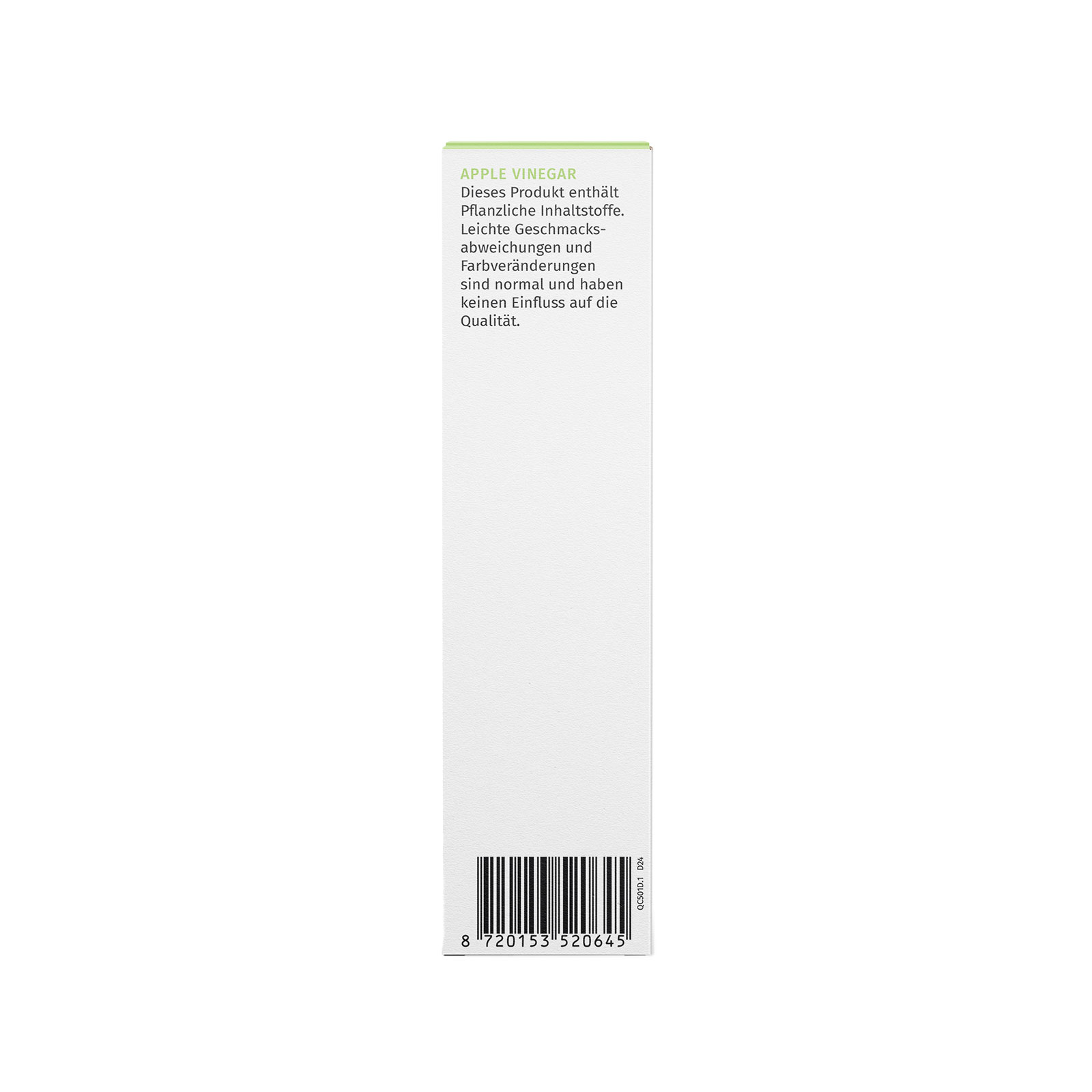 NutraLinea Apple Vinegar Orange NutraLinea Apple Vinegar Orange Seitenansicht