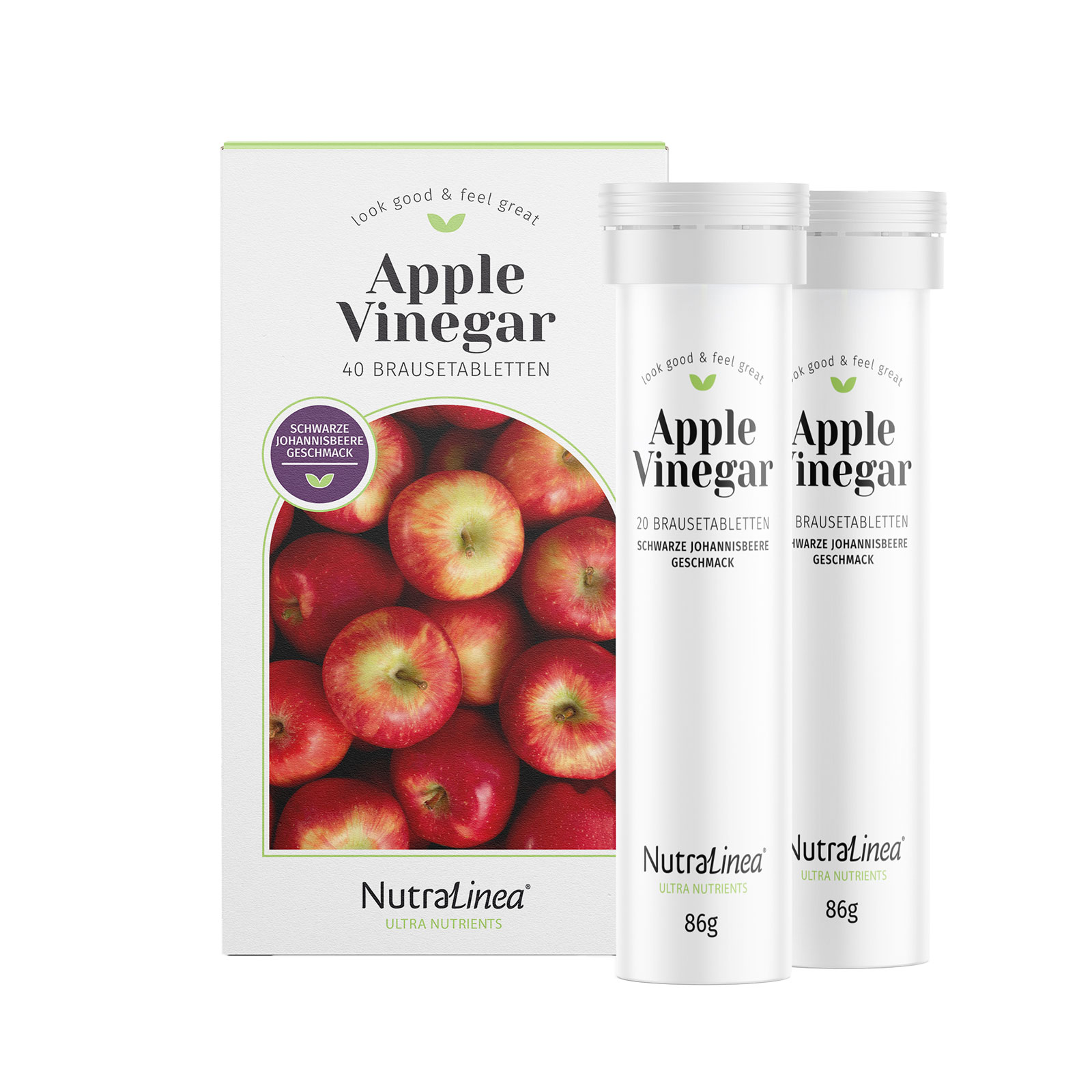 NutraLinea Apple Vinegar Schwarze Johannisbeere 